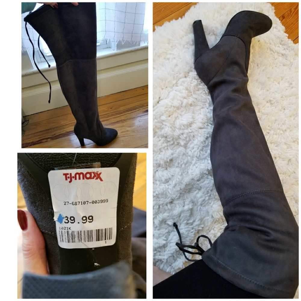 Ovwr the knee high heel boots
